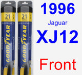 Front Wiper Blade Pack for 1996 Jaguar XJ12 - Assurance