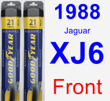 Front Wiper Blade Pack for 1988 Jaguar XJ6 - Assurance