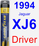 Driver Wiper Blade for 1994 Jaguar XJ6 - Assurance