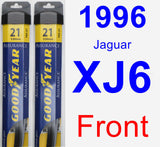 Front Wiper Blade Pack for 1996 Jaguar XJ6 - Assurance