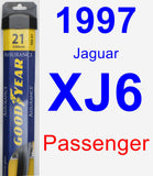 Passenger Wiper Blade for 1997 Jaguar XJ6 - Assurance