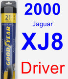 Driver Wiper Blade for 2000 Jaguar XJ8 - Assurance