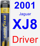 Driver Wiper Blade for 2001 Jaguar XJ8 - Assurance