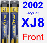 Front Wiper Blade Pack for 2002 Jaguar XJ8 - Assurance