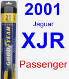 Passenger Wiper Blade for 2001 Jaguar XJR - Assurance