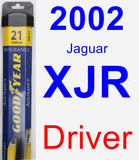 Driver Wiper Blade for 2002 Jaguar XJR - Assurance