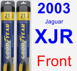 Front Wiper Blade Pack for 2003 Jaguar XJR - Assurance