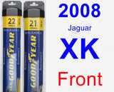 Front Wiper Blade Pack for 2008 Jaguar XK - Assurance