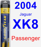 Passenger Wiper Blade for 2004 Jaguar XK8 - Assurance