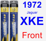 Front Wiper Blade Pack for 1972 Jaguar XKE - Assurance