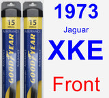 Front Wiper Blade Pack for 1973 Jaguar XKE - Assurance