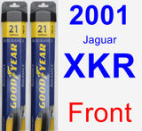 Front Wiper Blade Pack for 2001 Jaguar XKR - Assurance