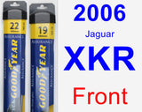 Front Wiper Blade Pack for 2006 Jaguar XKR - Assurance