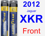 Front Wiper Blade Pack for 2012 Jaguar XKR - Assurance