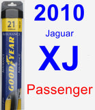 Passenger Wiper Blade for 2010 Jaguar XJ - Assurance