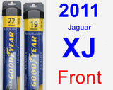 Front Wiper Blade Pack for 2011 Jaguar XJ - Assurance