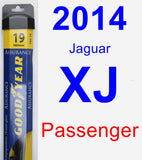 Passenger Wiper Blade for 2014 Jaguar XJ - Assurance