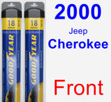 Front Wiper Blade Pack for 2000 Jeep Cherokee - Assurance