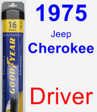 Driver Wiper Blade for 1975 Jeep Cherokee - Assurance