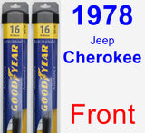 Front Wiper Blade Pack for 1978 Jeep Cherokee - Assurance