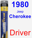 Driver Wiper Blade for 1980 Jeep Cherokee - Assurance