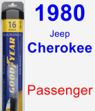 Passenger Wiper Blade for 1980 Jeep Cherokee - Assurance