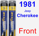 Front Wiper Blade Pack for 1981 Jeep Cherokee - Assurance