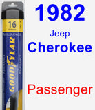 Passenger Wiper Blade for 1982 Jeep Cherokee - Assurance