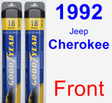 Front Wiper Blade Pack for 1992 Jeep Cherokee - Assurance