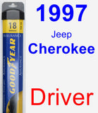 Driver Wiper Blade for 1997 Jeep Cherokee - Assurance