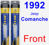 Front Wiper Blade Pack for 1992 Jeep Comanche - Assurance