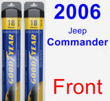 Front Wiper Blade Pack for 2006 Jeep Commander - Assurance