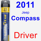 Driver Wiper Blade for 2011 Jeep Compass - Assurance