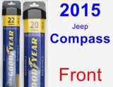 Front Wiper Blade Pack for 2015 Jeep Compass - Assurance