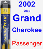 Passenger Wiper Blade for 2002 Jeep Grand Cherokee - Assurance