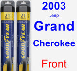 Front Wiper Blade Pack for 2003 Jeep Grand Cherokee - Assurance