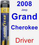 Driver Wiper Blade for 2008 Jeep Grand Cherokee - Assurance