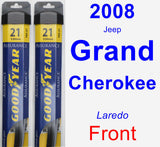 Front Wiper Blade Pack for 2008 Jeep Grand Cherokee - Assurance