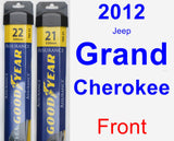 Front Wiper Blade Pack for 2012 Jeep Grand Cherokee - Assurance