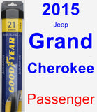 Passenger Wiper Blade for 2015 Jeep Grand Cherokee - Assurance