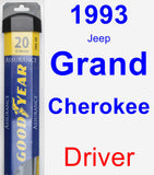 Driver Wiper Blade for 1993 Jeep Grand Cherokee - Assurance