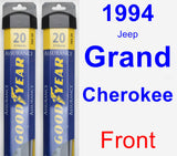 Front Wiper Blade Pack for 1994 Jeep Grand Cherokee - Assurance