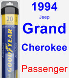 Passenger Wiper Blade for 1994 Jeep Grand Cherokee - Assurance