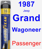 Passenger Wiper Blade for 1987 Jeep Grand Wagoneer - Assurance