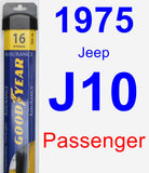 Passenger Wiper Blade for 1975 Jeep J10 - Assurance