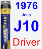 Driver Wiper Blade for 1976 Jeep J10 - Assurance