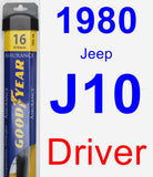 Driver Wiper Blade for 1980 Jeep J10 - Assurance