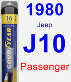 Passenger Wiper Blade for 1980 Jeep J10 - Assurance