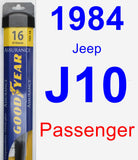 Passenger Wiper Blade for 1984 Jeep J10 - Assurance