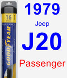 Passenger Wiper Blade for 1979 Jeep J20 - Assurance